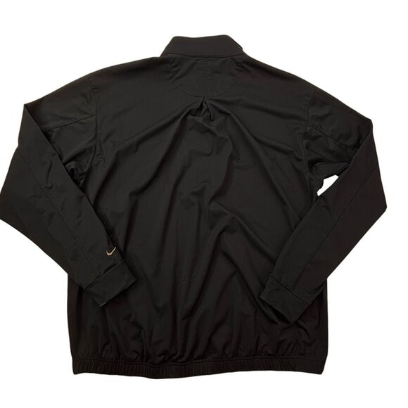 Nike Golf‎ Mens Medium M Dri-Fit Black 1/4 Zip Pullover Long Sleeve Jacket - Picture 5 of 16